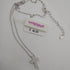 Collana Croce argento zirconi Girocollo MABINA 553015 | Gioiellitosti.it